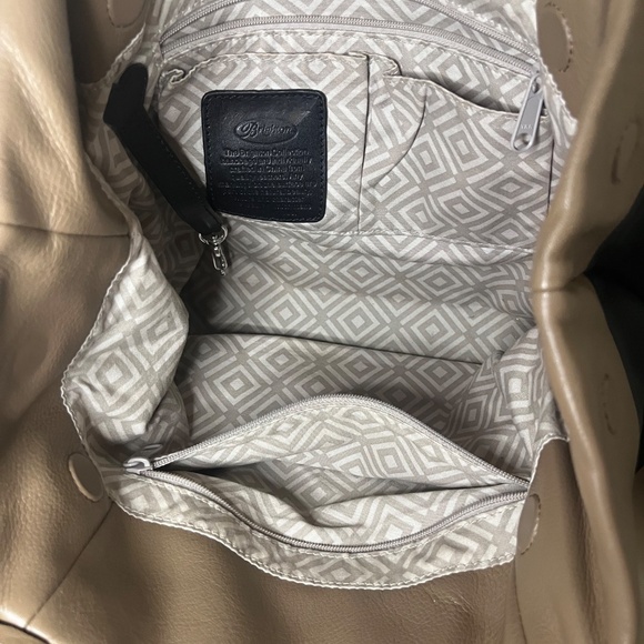 Brighton Black and Tan Shoulder Bag - Picture 6 of 9